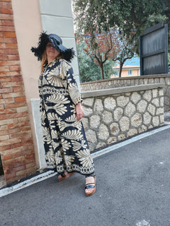 Abito in seta-Xl/XXL