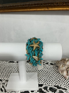 Bracciale a fascia charme coralli