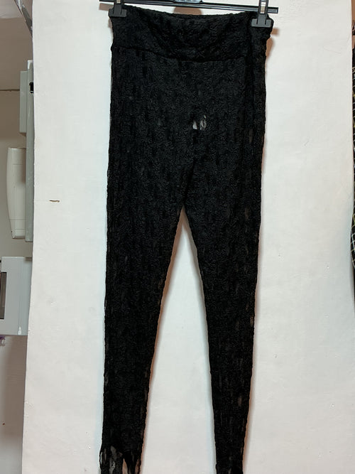 Leggins in pizzo