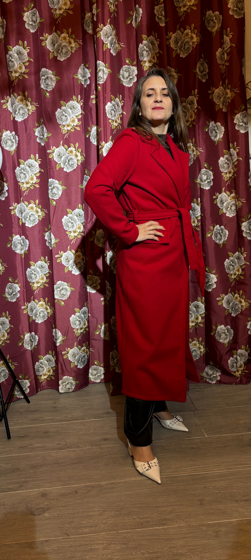 Capispalla-Nero,Rosso,Marrone-Xs,L