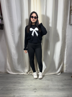 Set maglia traforata e leggins