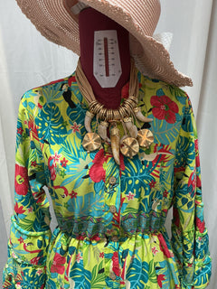 Maxi Dress dallo stile tropicale,esotico e boho-chic