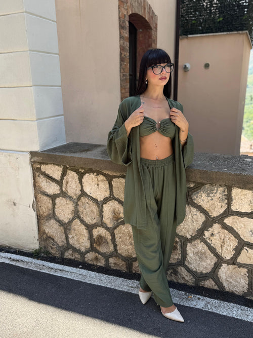 Abito Salopett in pizzo-S/L