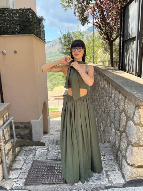 Abito Salopett in pizzo-S/L