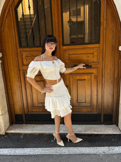 Abito Salopett in pizzo-S/L