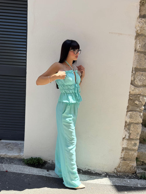 Abito Salopett in pizzo-S/L