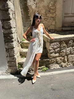 Abito Salopett in pizzo-S/L