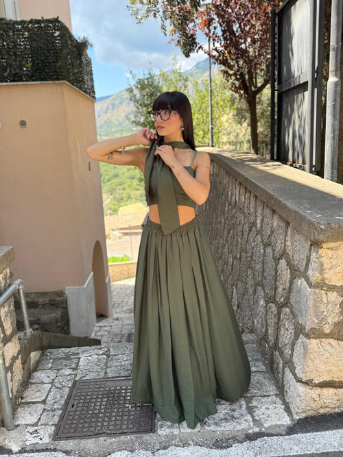 Abito Salopett in pizzo-S/L