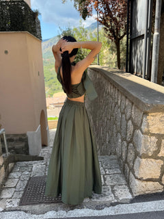 Abito Salopett in pizzo-S/L