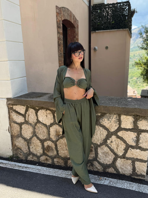 Abito Salopett in pizzo-S/L