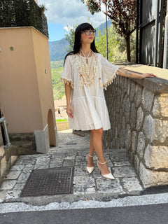 Abito Salopett in pizzo-S/L