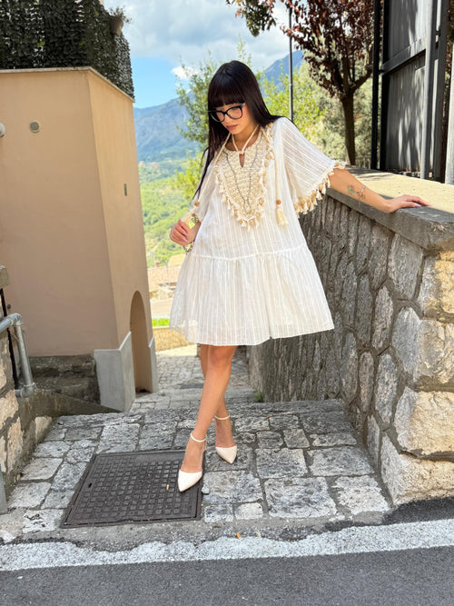 Abito Salopett in pizzo-S/L