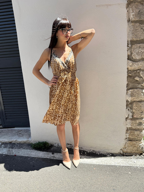 Abito Salopett in pizzo-S/L