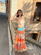 Gonna lunga,in stile boho-chic