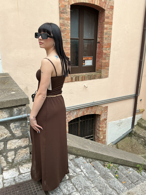 Set in seta e pizzo