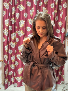 Giacca in eco pelle S/L