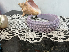 Cerchietto bombato gioiello,con perline e paillettes