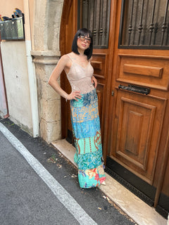 Gonna lunga,in stile boho-chic