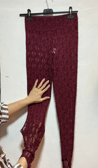 Leggins in pizzo